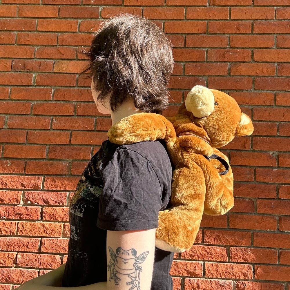 Teddy bear plush backpack